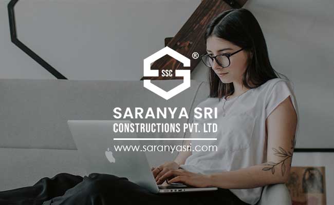 Launching the website of Saranya Sri Constructions